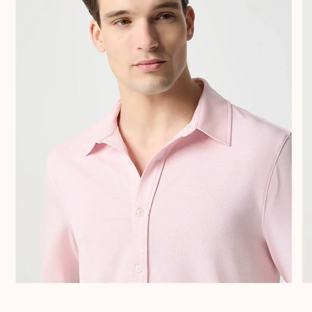 J crew Jacquard all-day performance shirt